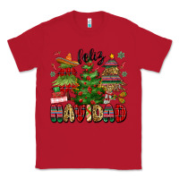 Red feliz navidad Classic Tee - MaliasSmallBusiness