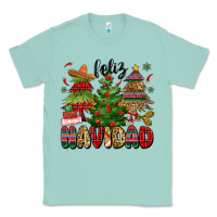 Seafoam feliz navidad Classic Tee - MaliasSmallBusiness