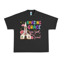 Pigment Black amazing grace how sweet the sound Urban Heavy Tee - MaliasSmallBusiness