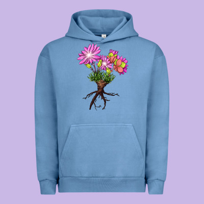 Bitterroot Flower Urban Hoodie Designed By Lillyallendesigns