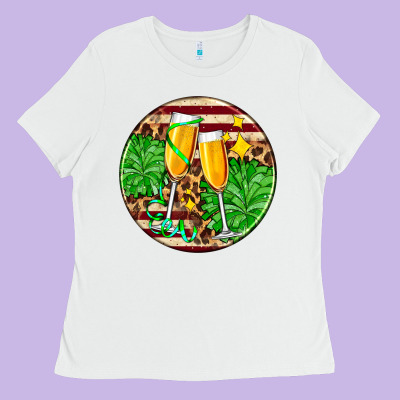 Christmas Champagnes Ladies Tee Designed By Adodesignshop