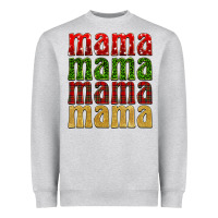 Heather Grey Christmas mama Heavyweight Sweatshirt - BarkalooDesign