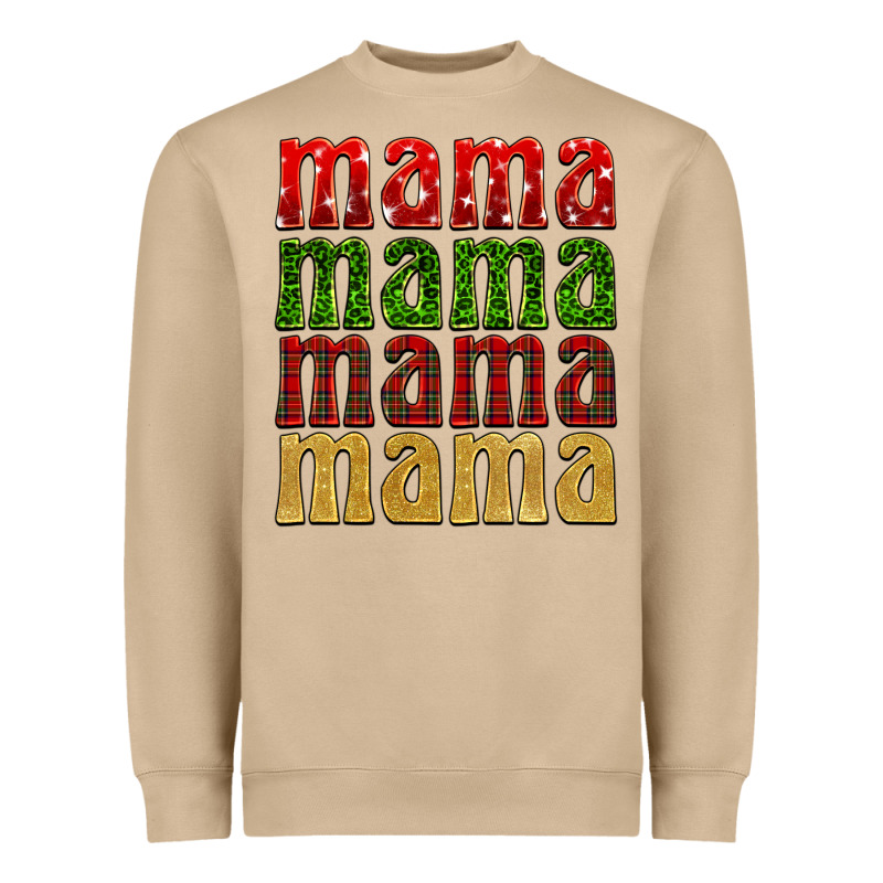 Christmas Mama Heavyweight Sweatshirt by BarkalooDesign | Teevron