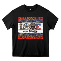 Black armed forces day love our troops Heavy Core Tee - Artiststas