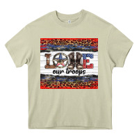 Mossy armed forces day love our troops Heavy Core Tee - Artiststas
