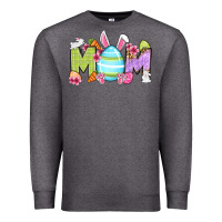 Charcoal Heather Easter mom Premium Sweatshirt - OliviaCreatesArt
