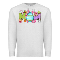 Oatmeal Heather Easter mom Premium Sweatshirt - OliviaCreatesArt