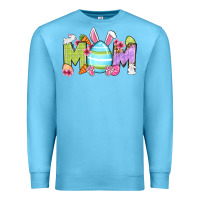 Ocean Blue Easter mom Premium Sweatshirt - OliviaCreatesArt