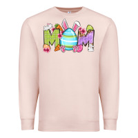Pale Pink Easter mom Premium Sweatshirt - OliviaCreatesArt