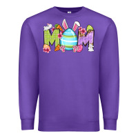 Purple Easter mom Premium Sweatshirt - OliviaCreatesArt