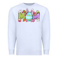 White Easter mom Premium Sweatshirt - OliviaCreatesArt