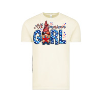 Vintage Arctic all american girl with gnome Vintage Tee - NancyCooperArtShop