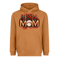 Meerkat blessed baseball mom lightbulb letters Heavyweight Hoodie - OliviaCreatesArt