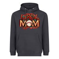 Smoke blessed baseball mom lightbulb letters Heavyweight Hoodie - OliviaCreatesArt