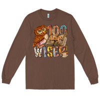 Chestnut 100 days wiser Long Sleeve Tee - RacoonDesign
