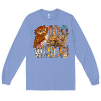 Colony Blue 100 days wiser Long Sleeve Tee - RacoonDesign