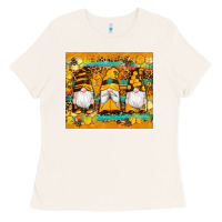 Bone western bee gnomes  honeycomb  leopard turquoise wooden serape Ladies Tee - Artiststas