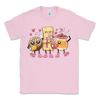 Bubblegum Pink mexican pan dulce cartoon characters Classic Tee - MaliasSmallBusiness
