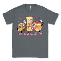 Charcoal Heather mexican pan dulce cartoon characters Classic Tee - MaliasSmallBusiness