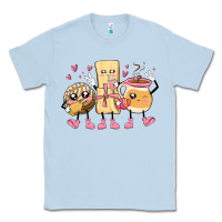 Dusty Blue mexican pan dulce cartoon characters Classic Tee - MaliasSmallBusiness