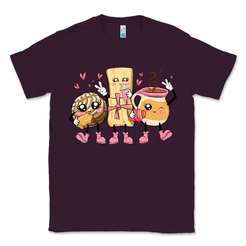 Mexican Pan Dulce Cartoon Characters Classic Tee by MaliasSmallBusiness | Teevron