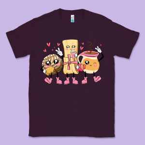 Mexican Pan Dulce Cartoon Characters Classic Tee Designed By Maliassmallbusiness