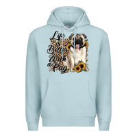 Blue Mist life is better with a pug Premium Hoodie - JahusDesignShop