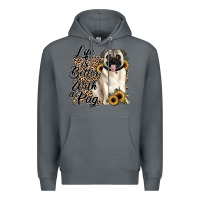 Rock life is better with a pug Premium Hoodie - JahusDesignShop