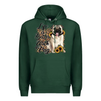 Sports Green life is better with a pug Premium Hoodie - JahusDesignShop