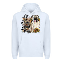 White life is better with a pug Premium Hoodie - JahusDesignShop