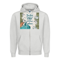 Dove Grey amazing doctor Zipper Hoodie - TumblerDesignByShophia