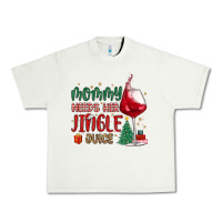 Pistachio mommy needs her jingle juice Urban Heavy Tee - MaliasSmallBusiness