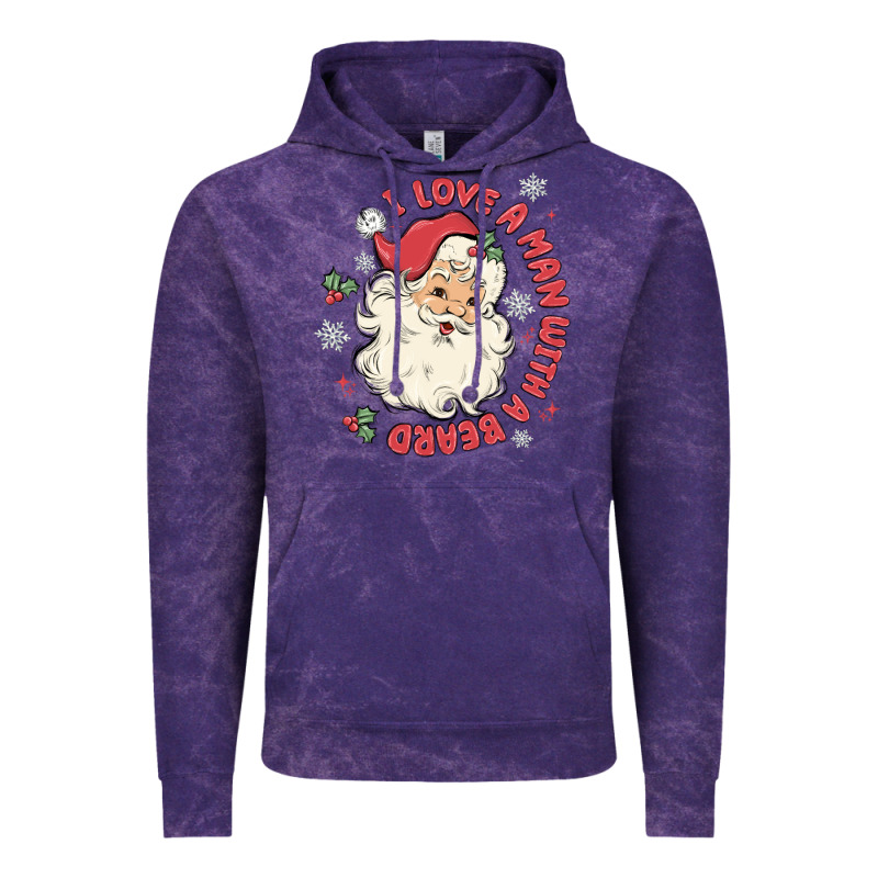 I Love A Man With A Beard Vintage Hoodie by MaliasSmallBusiness | Teevron