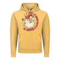 Vintage Mustard i love a man with a beard Vintage Hoodie - MaliasSmallBusiness