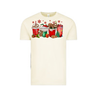 Vintage Arctic christmas sloth coffee cups Vintage Tee - MaliasSmallBusiness