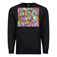 Black Easter bunnys eggs Premium Sweatshirt - OliviaCreatesArt