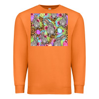 Carrot Easter bunnys eggs Premium Sweatshirt - OliviaCreatesArt