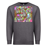 Charcoal Heather Easter bunnys eggs Premium Sweatshirt - OliviaCreatesArt
