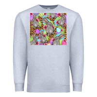 Heather Grey Easter bunnys eggs Premium Sweatshirt - OliviaCreatesArt