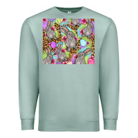 Seafoam Easter bunnys eggs Premium Sweatshirt - OliviaCreatesArt