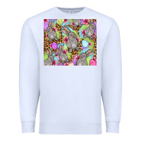 White Easter bunnys eggs Premium Sweatshirt - OliviaCreatesArt