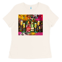 Bone Christmas champagne bottles and Ladies Tee - AdoDesignShop