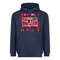 Navy make me a mixtape olivia Heavyweight Hoodie - OliviaCreatesArt