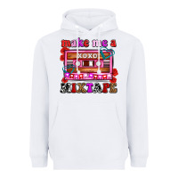 White make me a mixtape olivia Heavyweight Hoodie - OliviaCreatesArt