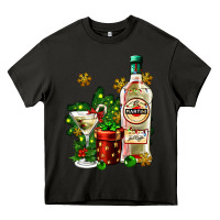 Asphalt cocrtail martini and gift and snow Heavy Core Tee - AdoDesignShop