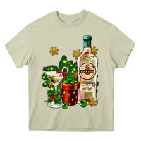 Mossy cocrtail martini and gift and snow Heavy Core Tee - AdoDesignShop