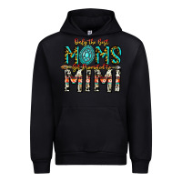 Black Only The Best Moms Get Promoted To Mimi Urban Hoodie - CowhideDigitalArt