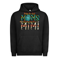 Pigment Black Only The Best Moms Get Promoted To Mimi Urban Hoodie - CowhideDigitalArt