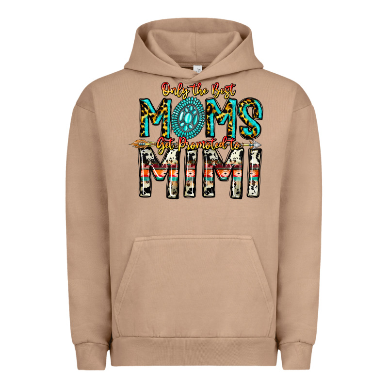 Only The Best Moms Get Promoted To Mimi Urban Hoodie by CowhideDigitalArt | Teevron