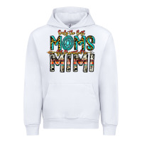White Only The Best Moms Get Promoted To Mimi Urban Hoodie - CowhideDigitalArt